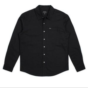 Brixton Black Charter Long Sleeve Oxford